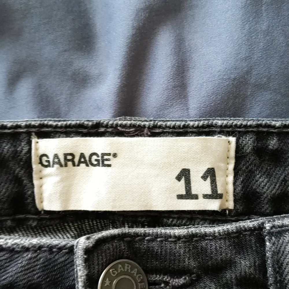 Garage Black Denim Festival Shorts - Picture 3 of 3